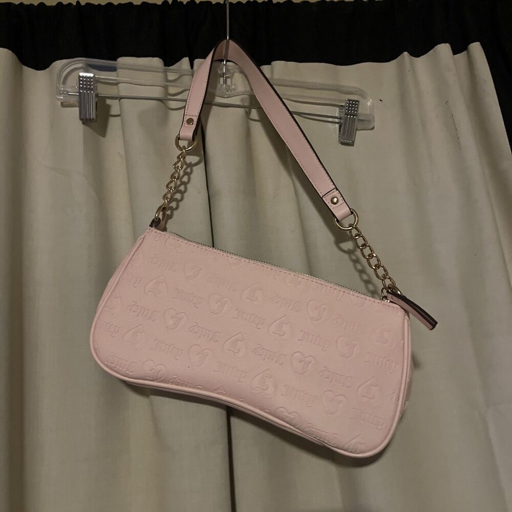 Juicy Couture los angeles california Shoulder Bag Soft White Pink - Picture 2 of 3